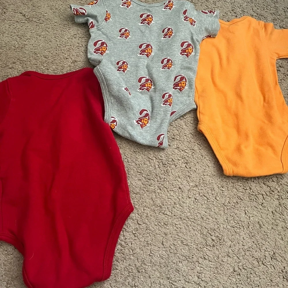 Tampa Bay Buccaneers Bodysuit Trio